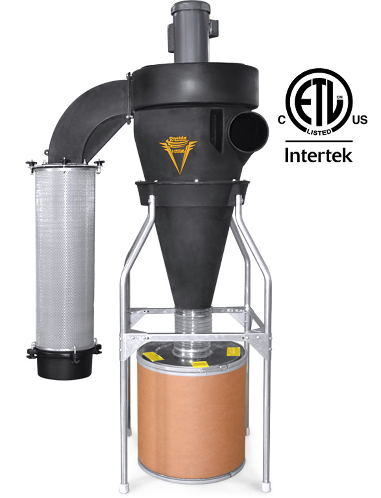 Oneida 3HP V3000 HEPA Dust Collector 35 Gal Freestand CT Power Tools